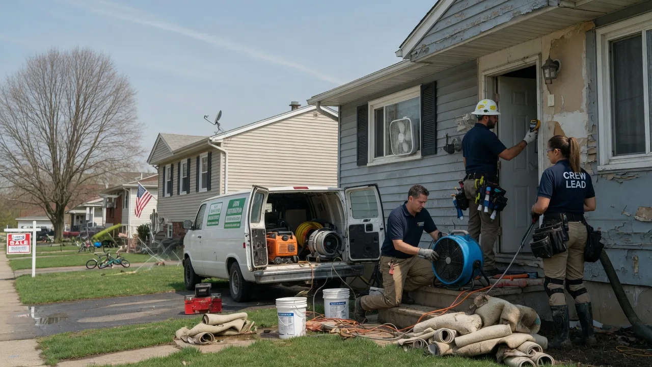 Flood Cleanup in Highland, WI near me