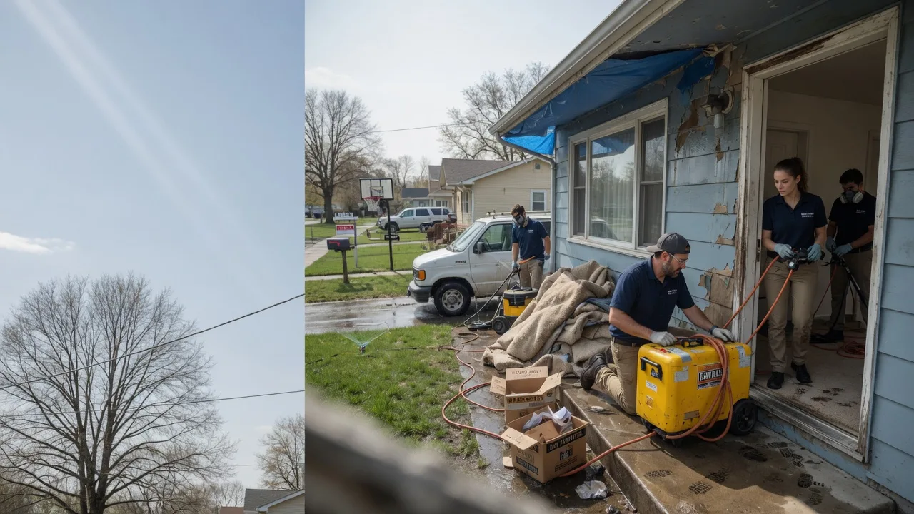 Basement Flood Cleanup in Highland, WI near me